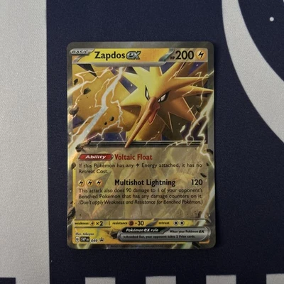Zapdos ex 049 Sv: Scarlet & Violet Promo Cards Holo - NM - Image 1 of 2