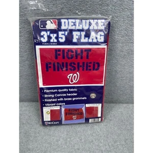 Washington Nationals Fight Finished Team Flag - 2019 World Series Champions -MLB - Picture 1 of 4