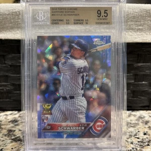 Kyle Schwarber Topps 2016 cromo zafiro #66 RC BGS 9,5 True Gem Plus - Imagen 1 de 2