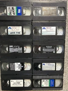 Lot of 10 VHS Tapes - Grease City Slickers 2 Big Raiders Of The Lost Ark #9 - Picture 1 of 3