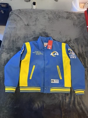 Chaqueta universitaria Los Angeles Rams para hombre nueva con etiquetas Foto 1 de 4