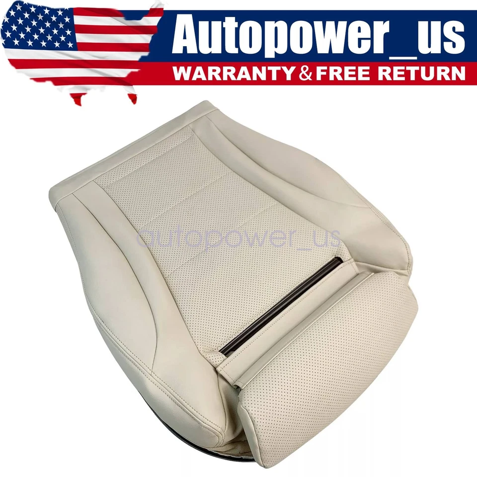 For 2015-2021 Mercedes Benz C300 Driver Bottom Leather Seat Cover Tan - Image 1 of 4