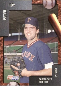 Peter Hoy 1992 Fleer ProCards #917 RC Pawtucket Red Sox *AutographDen* - Picture 1 of 2