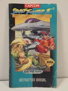 Street Fighter II Special Champion Edition (SEGA Genesis) Authentic MANUAL ONLY - Picture 1 of 8