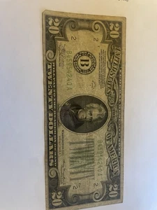 1934-A $20 Twenty Dollar Bill,  Federal Reserve Note, Circulated, by REEDERSONG - Picture 1 of 13