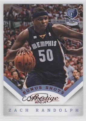 2013-14 Panini Prestige Red Bonus Shots Zach Randolph #150 - Image 1 of 2