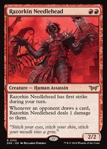 Razorkin Needlehead R Duskmourn: House of Horror 153 NM - Picture 1 of 1