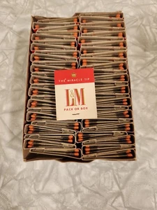 Vintage Matchbook L&M box of 50. Tobacco, smoking, matches, cigarettes - Picture 1 of 11