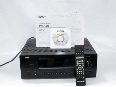 Denon AVR-1612 AV Surround Receiver 5.1 Channel w/ Remote & Manual Bundle - Image 1 of 4