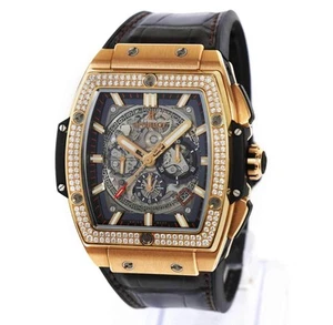 Hublot Spirit Of Big Bang King Gold Diamonds 601.OX.0183.LR.1104 45MM 18K Rg - Picture 1 of 7