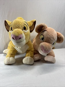 Disney Der König der Löwen Simba und Nala Plüschtiere 8 Zoll - Bild 1 von 9