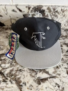 Atlanta Falcons Vintage The Game Fitted Cap Hat - Black Grey White 7” Nwt - Picture 1 of 3