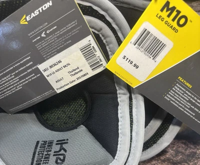 Easton m10 LEFT Leg Guard Age 16+ - Adult 17” •Large - Image 1 of 4