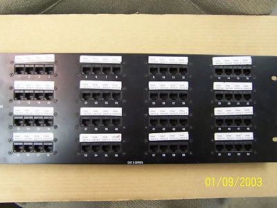 KRONE NETWORKING 64 PORT CAT 5 PATCH PANEL - Изображение 1 из 3