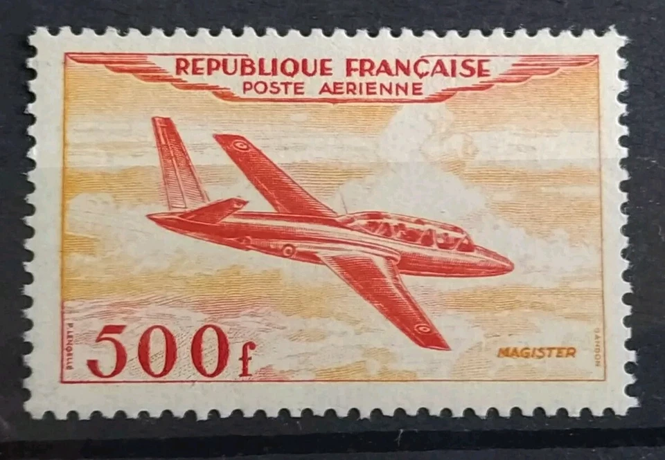 TIMBRE POSTE AÉRIENNE PA FRANCE N° 32 MAGISTER NEUF** MNH LUXE 1954 / STAMP - Photo 1/1
