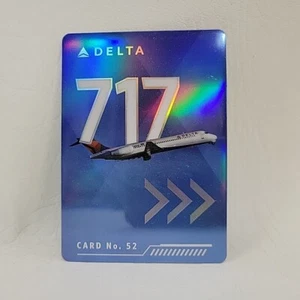 2022 Delta Air Lines Boeing 717 Aircraft Pilot Trading Card #52 - Picture 1 of 2