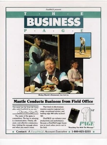Mickey Mantle Advertising Pieces NY YANKEES - Picture 1 of 2