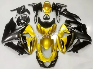 Fit for 2009-2016 GSXR1000 Gold Gray Black ABS Injection Fairing Kit - Foto 1 di 8