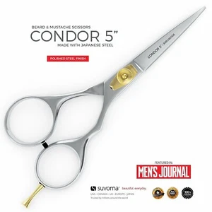 Suvorna 5" Herren Bart & Schnurrbart Trimmen & Haarschneiden Friseur Schere. - Bild 1 von 3