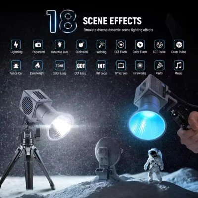 NEEWER HS60C 60W RGB Full Color Pocket Led Video Light 2500K-6500K APP Control - Image 1 of 4