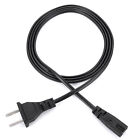 EU Power Cable 2pin US Power Extension Cord For Dell Laptop Charger Canon Epson