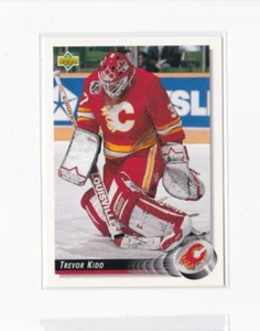 Trevor Kidd 1992-93 Upper Deck Hockey Karte - Your Flames Legend KOSTENLOSER VERSAND - Bild 1 von 24