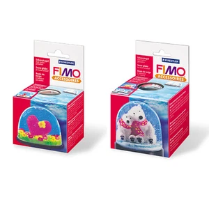 Original FIMO® Accessories Schneekugeln selbst machen * Oval oder Runde Form - Bild 1 von 3