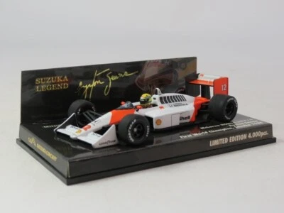 Minichamps McLaren MP4/4 #12 Senna World Champion 1988 Suzuka 1/43 403884312 - Image 1 of 4
