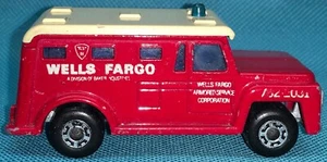 Matchbox No. 69 Lesney Superfast Armored Wells Fargo SecurityTruck England 1978  - Picture 1 of 6