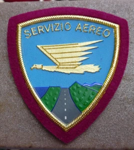 Distintivo omerale Polizia Servizio Aereo - ORIGINALE - anni 80/90 - obsoleto - Foto 1 di 2
