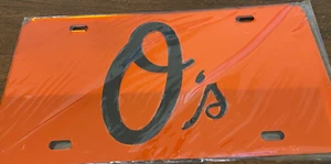 Baltimore Orioles MLB Orange Laser Tag License Plate WinCraft - Picture 1 of 2