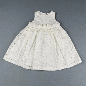 Janie and Jack White Ivory Dress 12 to 18 Months Sleeveless Baby Girl\ - Picture 1 of 14