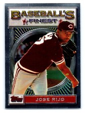 1993 Topps Finest - Jose Rijo - #24 - Cincinnati Reds