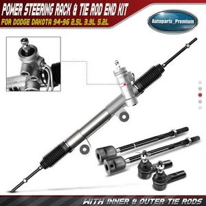 5x Front Rack & Pinion Tie Rod End Kit for Dodge Dakota 1994-1996 2.5L 3.9L 5.2L - Picture 1 of 9