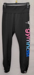Justice Active Girls Sports Pull On Leggings Dance Cheer Yoga Pans Size 16/18 - Picture 1 of 12