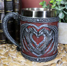 Tasse tasse à café romantique cœur rouge celtique Valentine Lovers 12 oz