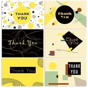 Dialeesi Thank You Cards Envelopes Seals 60 Each Assorted Design 4x6 Cardstock - Picture 1 of 9