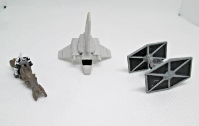 1990's Micro Machines Star Wars VIII Speeder Bike, TIE Starfighter, Shuttle #15 - Image 1 of 2