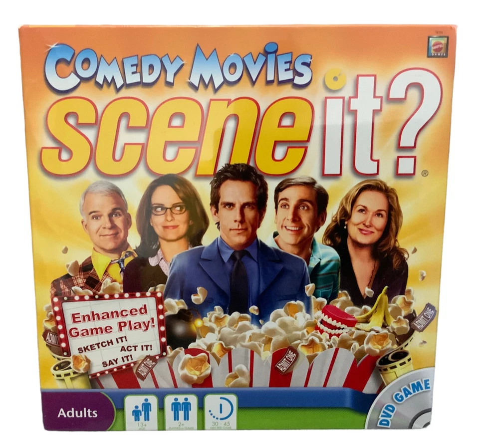 Scene It Comedy Movies DVD Game Family Edition New And Sealed Family Board Game - Image 1 of 1