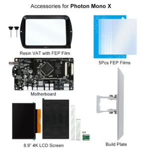 DE Anycubic filmy FEP / ekran 4K / zbiornik żywicy / płyta budowlana do Photon Mono X - Zdjęcie 1 z 15