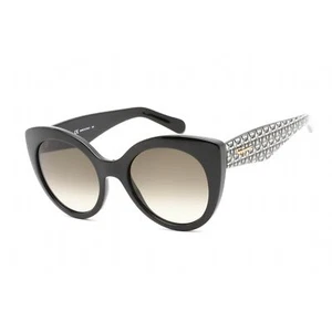 Salvatore Ferragamo Men's Sunglasses Black Plastic Cat Eye Full Rim SF964S 003 - Picture 1 of 2