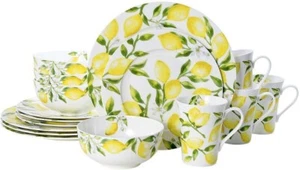 Durable and Stylish 16-Piece Dinnerware Set - Microwave & Dishwasher Safe - Picture 1 of 12