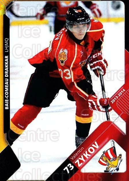 2013-14 Baie Comeau Drakkar #2 Valentin Zykov - Image 1 of 1