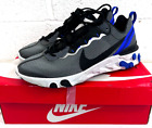 Nike React Element 55 SE Laufschuhe - grau/schwarz/blau - UK Größe 10