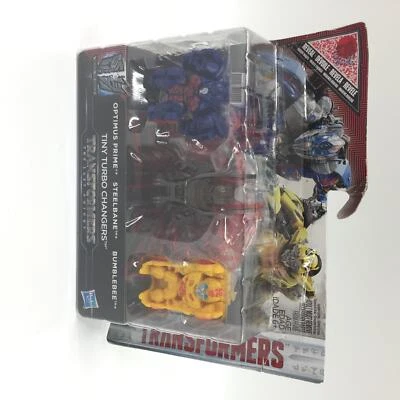 Transformers Last Knight Optimus Prime Steelbane Bumblebee Tiny Turbo Changers - Image 1 of 4