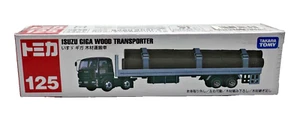 Tomica # 125 Isuzu Giga Wood Transporter Diecast Train Takara Tomy - Picture 1 of 6