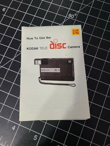 HOW TO USE THE KODAK TELE DISC CAMERA 1985 rare clean - Picture 1 of 3