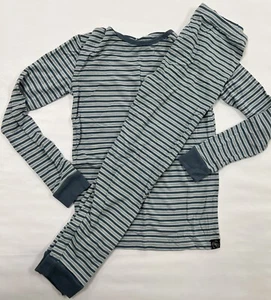Sweet Bamboo Pjs Youth Size 8 Blue Stripe Vvguc - Picture 1 of 8