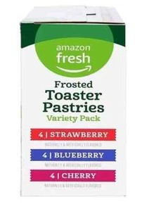 Fresh - Toaster Gebäck Variety Pack Erdbeere Heidelbeere Kirsche 12ct - Bild 1 von 4