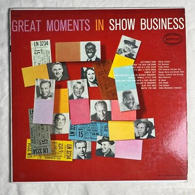 VARIOUS Great Moments In Show Business 1956 Vinyl LP Epic LN 3234 - VG+ - Image 1 of 4